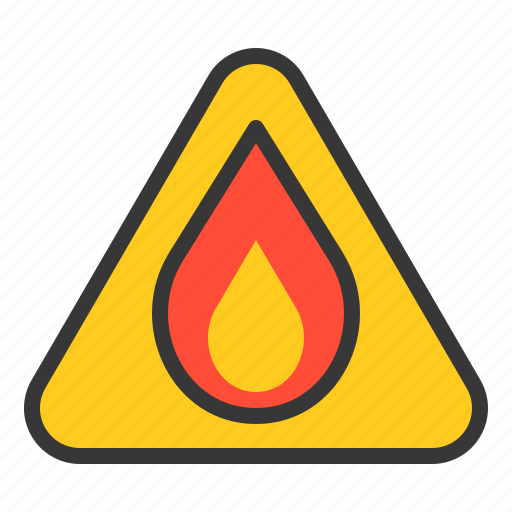 Caution, chemistry, flammable, lab, laboratory, science, sign icon - Download on Iconfinder