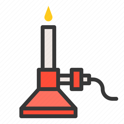 Bunsen burner, burner, chemistry, equipment, lab, laboratory, science icon - Download on Iconfinder