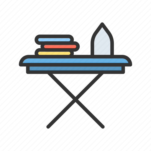 Ironing, clothing care, home cleaning, clothing maintenance, steam ironing, pressing, laundry services icon - Download on Iconfinder