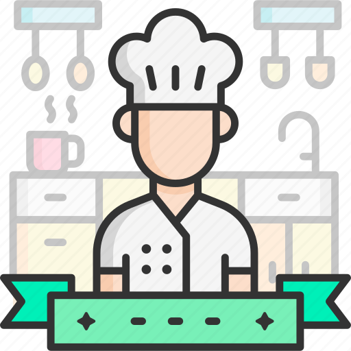 Chef, kitchen, cooking, restaurant, fast food icon - Download on Iconfinder