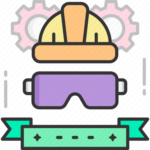 Safety glasses, safety, helmet, glass, safe icon - Download on Iconfinder