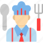 avatar, chef, man, cook, food, restaurant 
