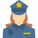 avatar, cop, female, police, profession, woman