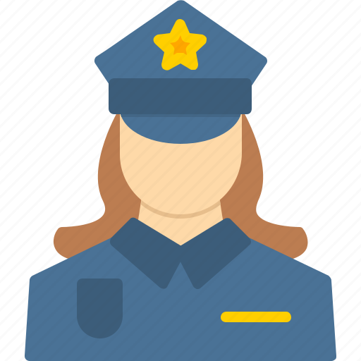 Avatar, cop, female, police, profession, woman icon - Download on Iconfinder
