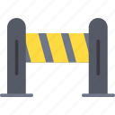 barrier, stop, sign, traffic