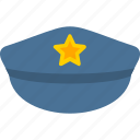 hat, justice, police, uniform