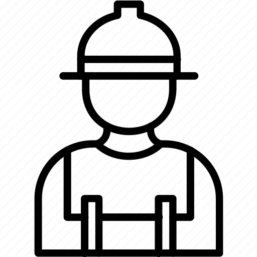 Engineer, engineering, worker, man, hard, hat, construction icon - Download on Iconfinder