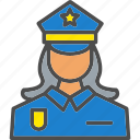 avatar, cop, female, police, profession, woman