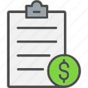 budget, check, checkout, document, dollar, invoice, sales, report
