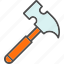 building, construction, hammer, options, repair, settings, tools 