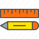 design, graphic, measure, pencil, ruler, tools