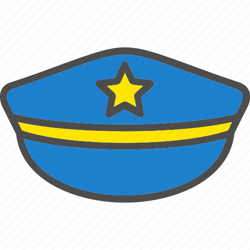 Hat, justice, police, uniform icon - Download on Iconfinder