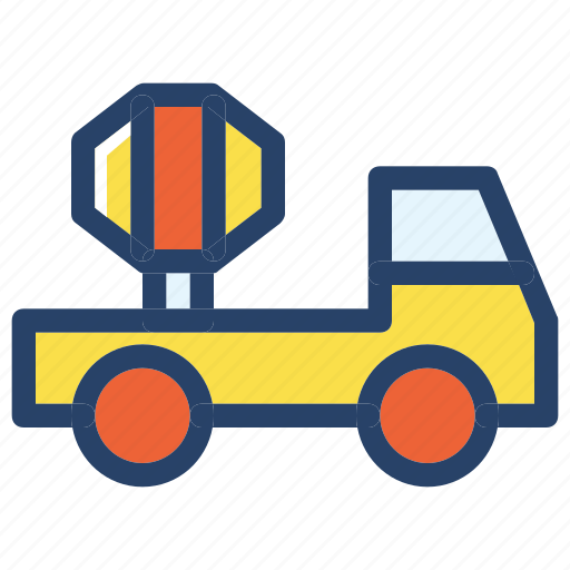 Cement truck, project, worker icon - Download on Iconfinder