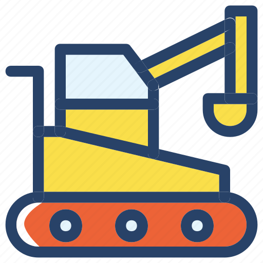 Bulldozer, excavator, project icon - Download on Iconfinder