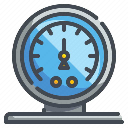 Barometer, chemistry, lab, miscellaneous, science, semicircular, weather icon - Download on Iconfinder