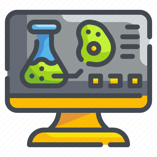 Computer, electronic, lab, laptop, monitor, science, technology icon - Download on Iconfinder