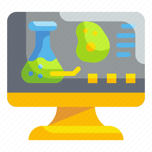 Computer, electronic, lab, laptop, monitor, science, technology icon - Download on Iconfinder