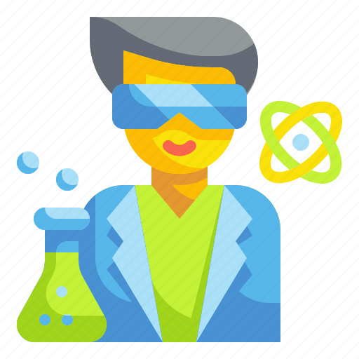 Chemical, lab, laboratory, occupation, people, professions, scientist icon - Download on Iconfinder