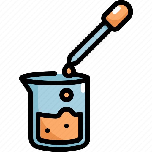 Beaker, dropper, flask, lab, research, science, scientific icon - Download on Iconfinder