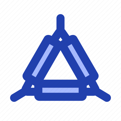 Clay, triangle, laboratory, experiment icon - Download on Iconfinder