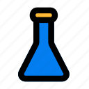 erlenmeyer, tripod, laboratory, experiment