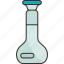 flask, volumetric, measuring, scale, laboratory 