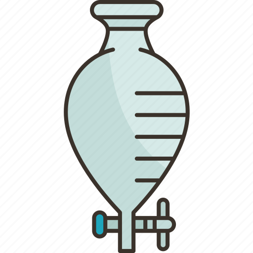 Funnel, separating, solvent, extraction, laboratory icon - Download on Iconfinder