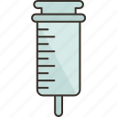 syringe, gas, volume, measure, laboratory
