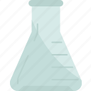 flask, conical, titration, chemistry, laboratory
