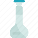 flask, volumetric, measuring, scale, laboratory
