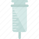 syringe, gas, volume, measure, laboratory