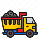 dumper, transport, transportation, truck, vehicle
