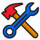 config, hammer, setting, tools, wrench