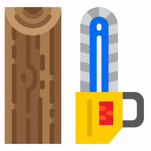 Chainsaw, construction, cut, saw, wood icon - Download on Iconfinder