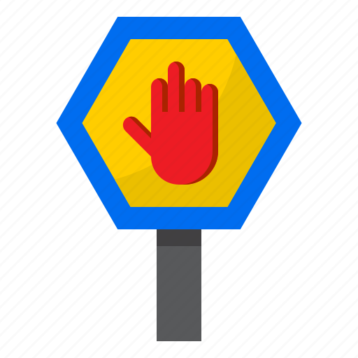Arrow, direction, road, sign, stop, traffic icon - Download on Iconfinder