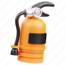 fire, extinguisher, construction, holiday, labour, labor, worker, concept, work