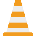 traffic, cone, traffic cone, ice cream, road, transportation, transport, sign