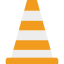 traffic, cone, traffic cone, ice cream, road, transportation, transport, sign 