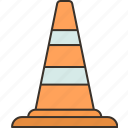 traffic, cone, road, caution, accident
