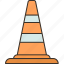 traffic, cone, road, caution, accident 