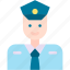 policeman, police, user, man, avatar 