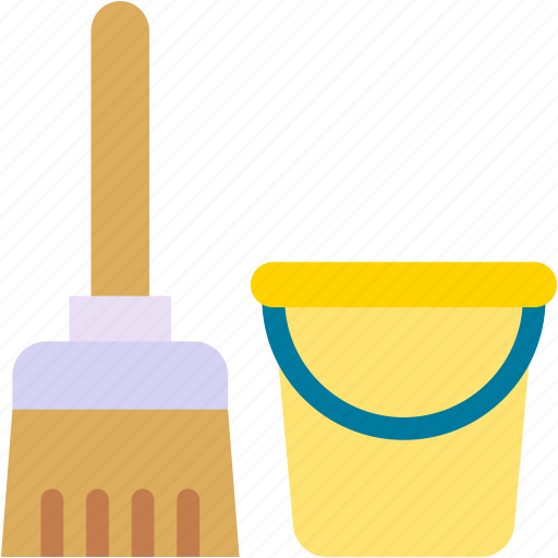 Cleaning, mop, bucket, washing, clean icon - Download on Iconfinder