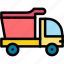 dumper, truck, mover, heavy, vehicle, transportation 