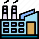 industry, factory, company, business, building
