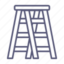 stepladder, ladder, step, stairs, staircase, construction, tool