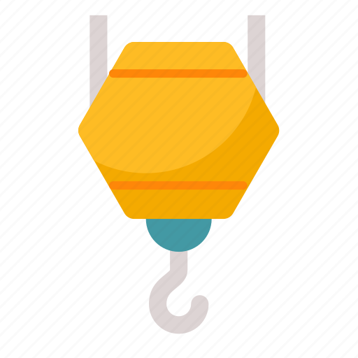 Crane, construction, hook, lift icon - Download on Iconfinder