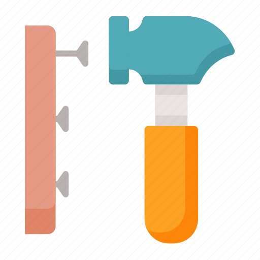 Hammer, tool, nail, repair icon - Download on Iconfinder