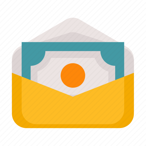 Salary, income, earning, envelope icon - Download on Iconfinder