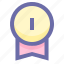 achievement, badge, interface, official, user, verified 