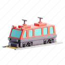 train, locomotive, tram, land vehicle, transportation 